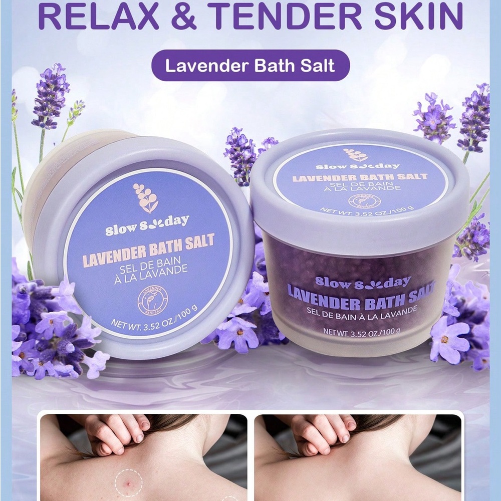 New Slow Sunday lavender bath salt